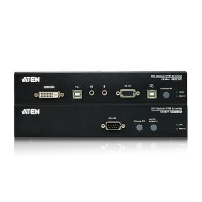 USB DVI Optical KVM Extender (1920 x 1200@20km)